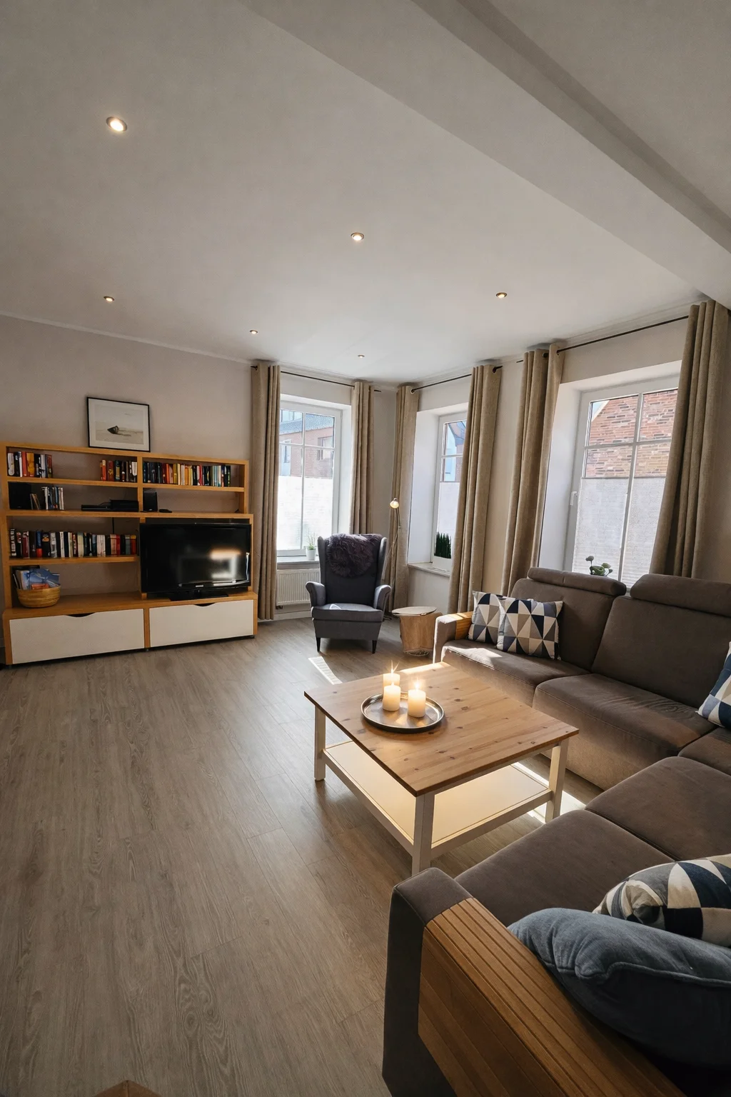 Wohnzimmer Roter Seestern – gemütliche Sitzecke